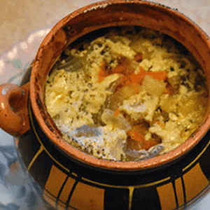 Блюдо неповторимого вкуса в горшочке