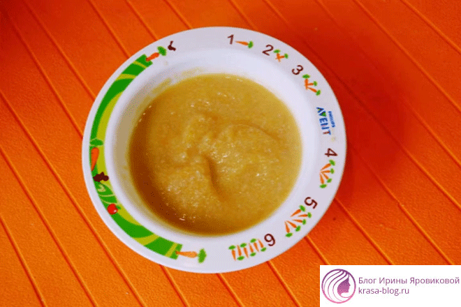 Суп-пюре из цветной капусты для ребенка