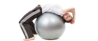Упражнения для похудения с мячом для фитнеса